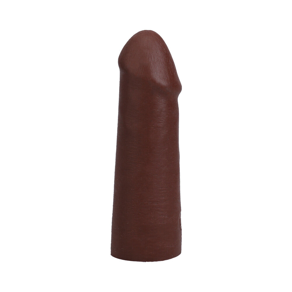 DOC JOHNSON - THE REALISTIC COCK 5 IN. ULTRASKYN VAC-U-LOCK DILDO CHOCOLATE