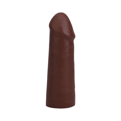 DOC JOHNSON - THE REALISTIC COCK 5 IN. ULTRASKYN VAC-U-LOCK DILDO CHOCOLATE