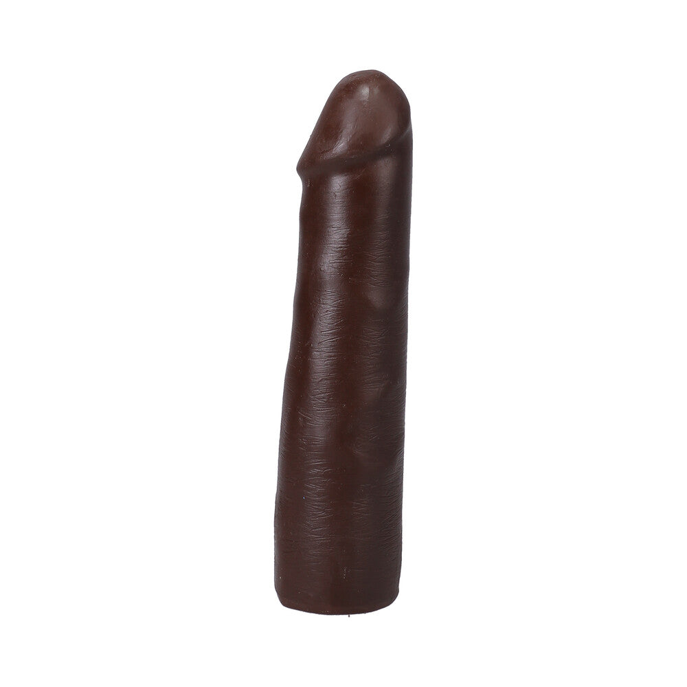 DOC JOHNSON - THE REALISTIC COCK 7 IN. ULTRASKYN VAC-U-LOCK DILDO CHOCOLATE