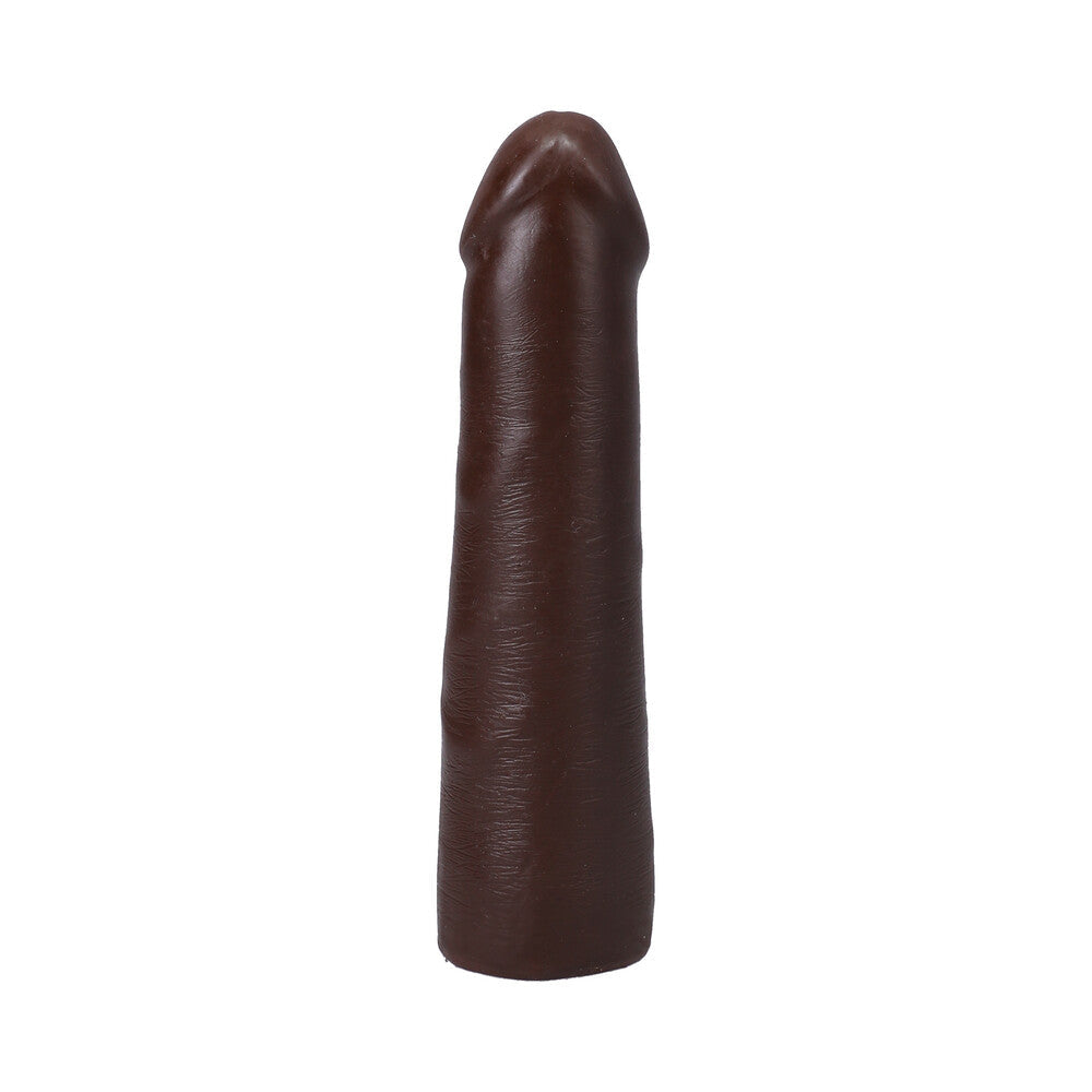 DOC JOHNSON - THE REALISTIC COCK 7 IN. ULTRASKYN VAC-U-LOCK DILDO CHOCOLATE