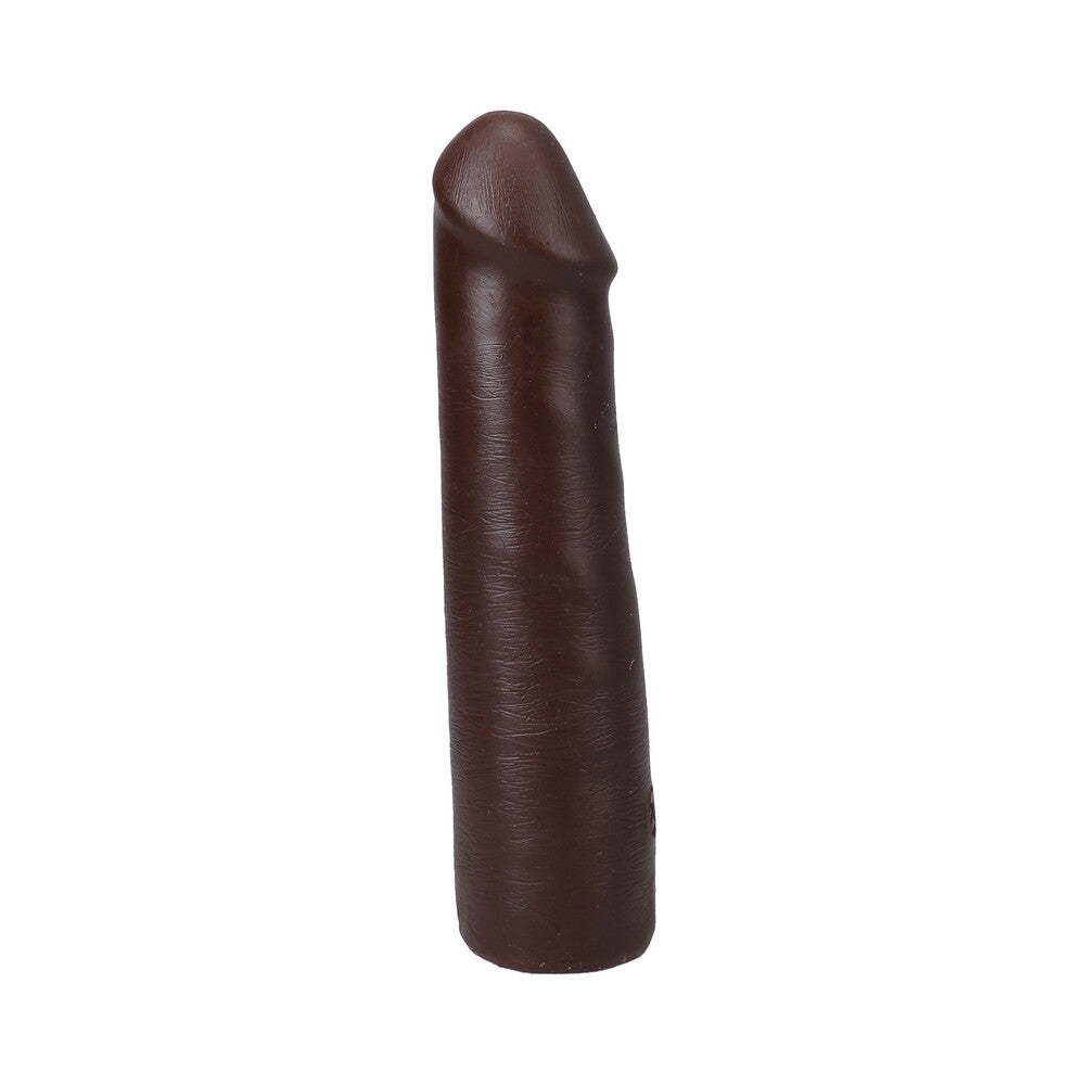 DOC JOHNSON - THE REALISTIC COCK 7 IN. ULTRASKYN VAC-U-LOCK DILDO CHOCOLATE