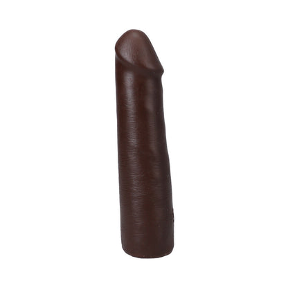 DOC JOHNSON - THE REALISTIC COCK 7 IN. ULTRASKYN VAC-U-LOCK DILDO CHOCOLATE