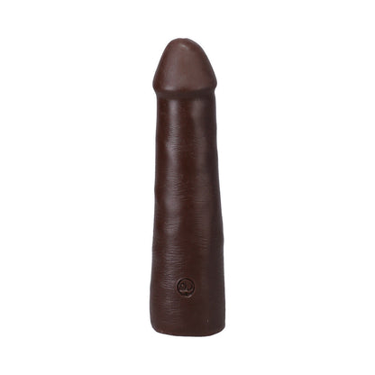 DOC JOHNSON - THE REALISTIC COCK 7 IN. ULTRASKYN VAC-U-LOCK DILDO CHOCOLATE