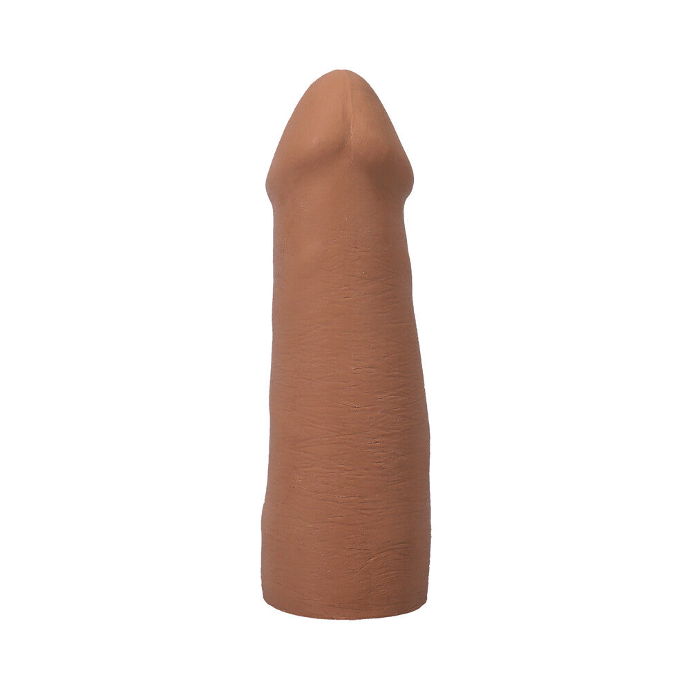 THE REALISTIC COCK 5 IN. ULTRASKYN VAC-U-LOCK DILDO CARAMEL