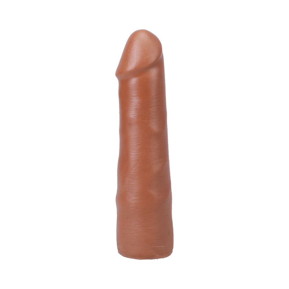 THE REALISTIC COCK 7 IN. ULTRASKYN VAC-U-LOCK DILDO CARAMEL