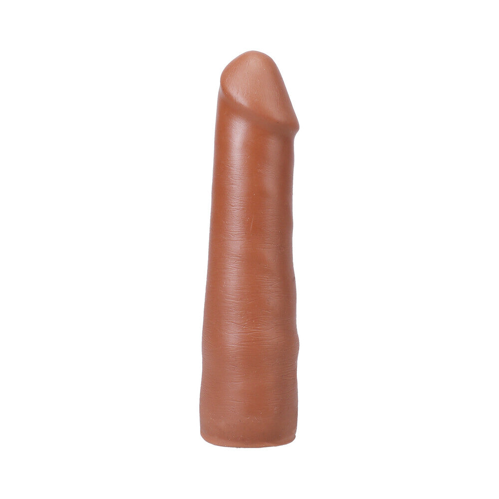 THE REALISTIC COCK 7 IN. ULTRASKYN VAC-U-LOCK DILDO CARAMEL