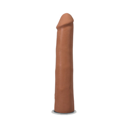 DOC JOHNSON - THE REALISTIC COCK 9 IN. ULTRASKYN VAC-U-LOCK DILDO CARAMEL