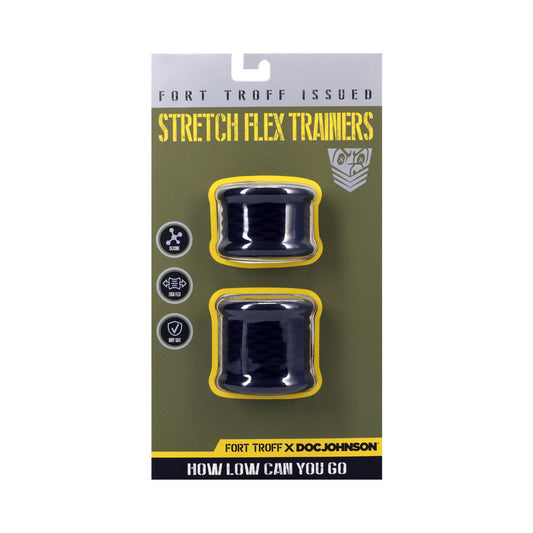 FORT TROFF STRETCH FLEX TRAINERS BLACK