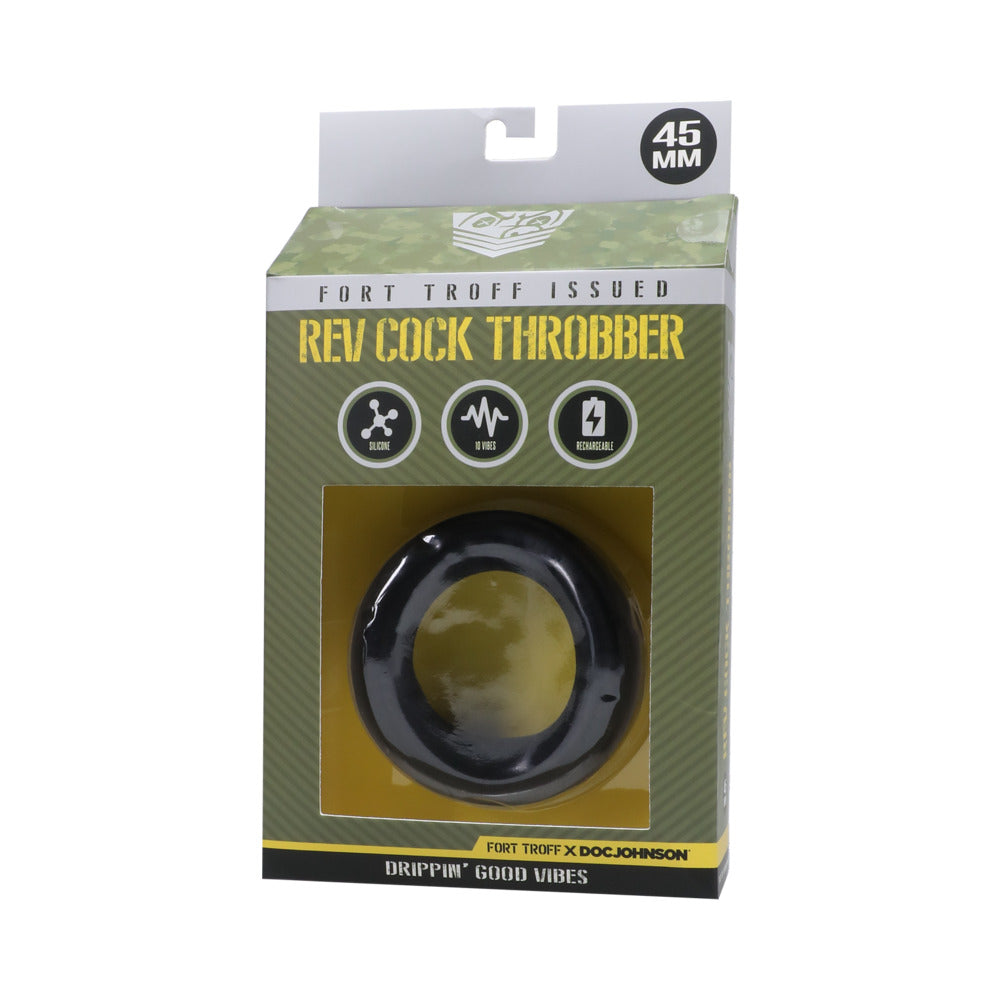 DOC JOHNSON - FORT TROFF REV COCK THROBBER BLACK