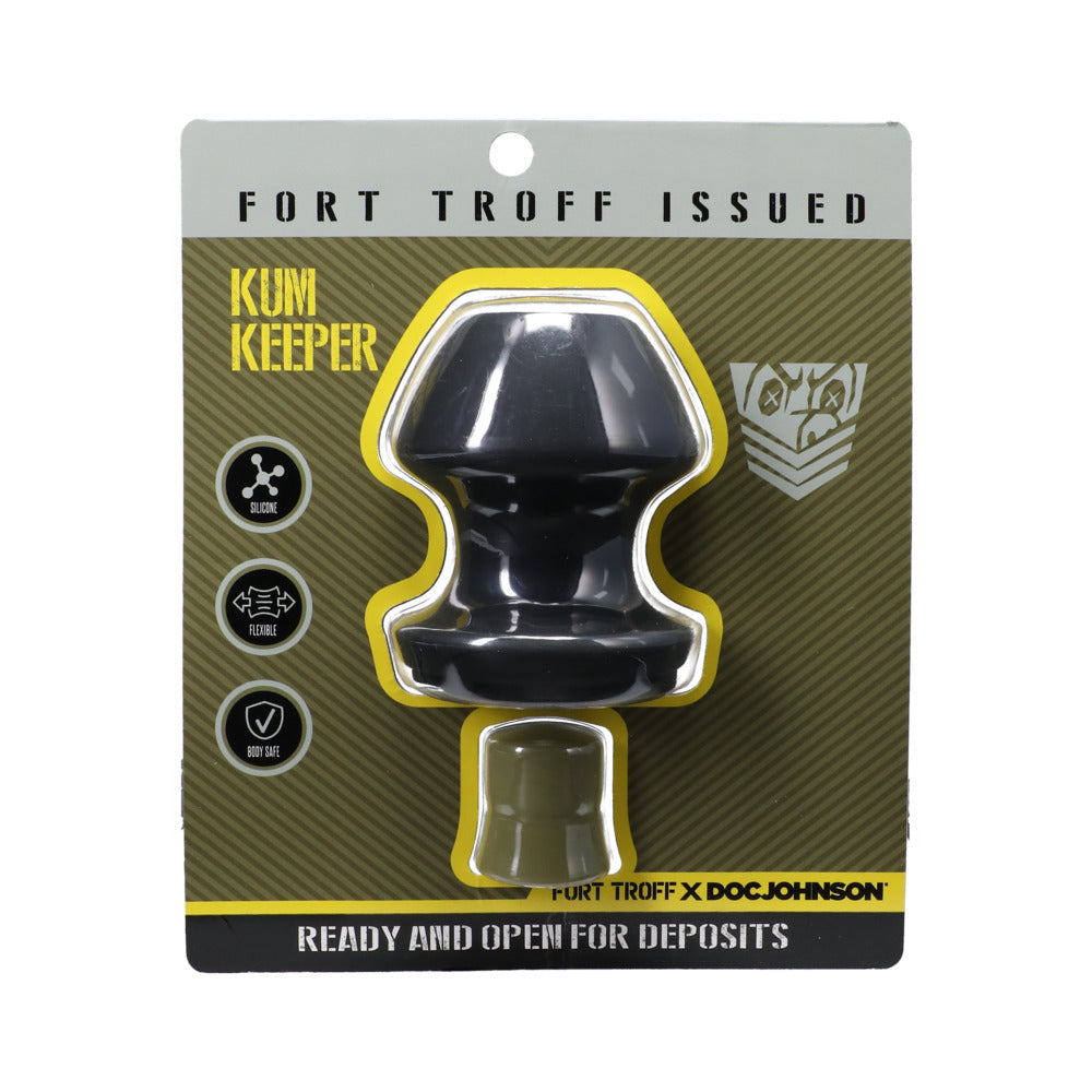 DOC JOHNSON - FORT TROFF KUM KEEPER LARGE BLACK