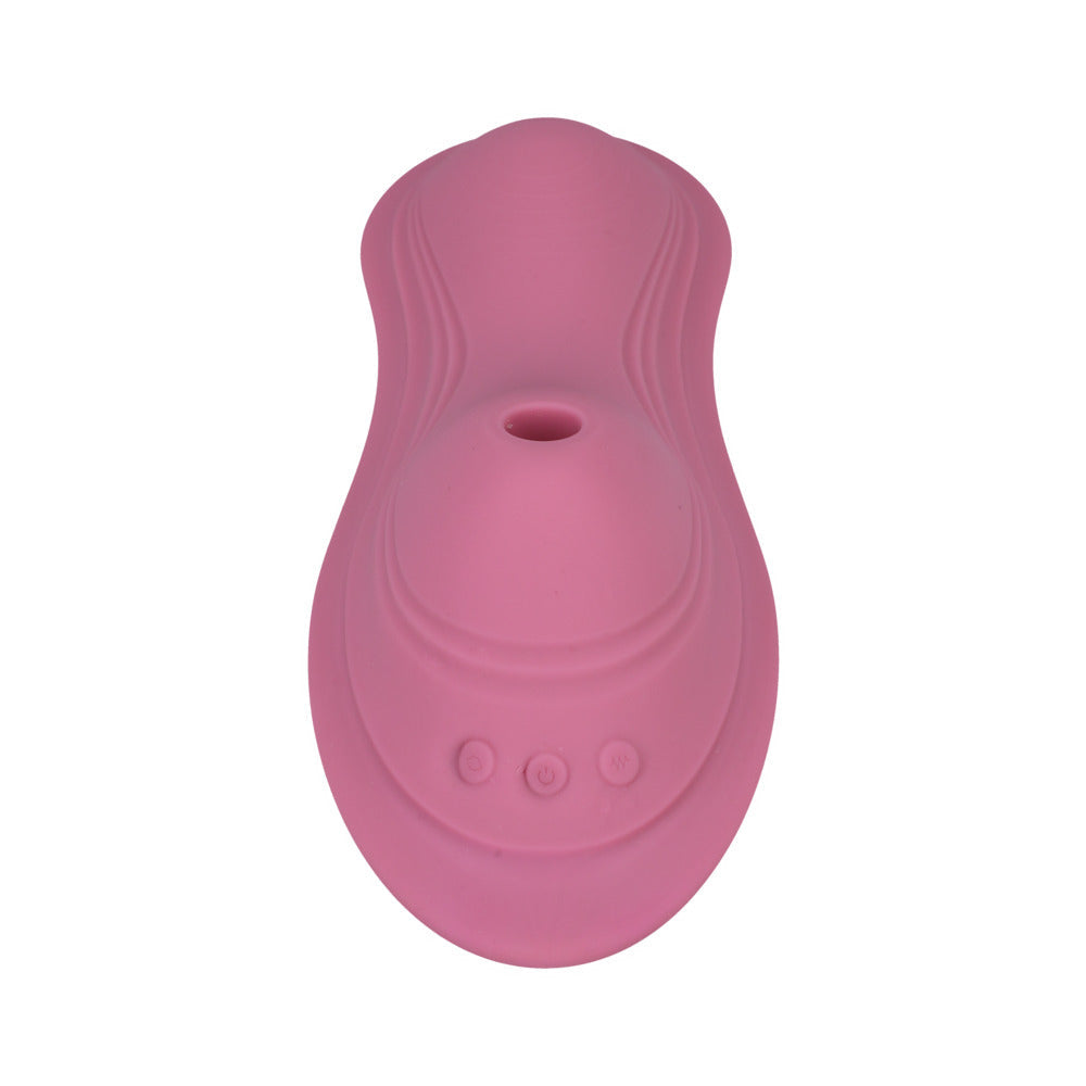 IRIDE PLEASURE SEAT SUCK RECHARGEABLE WITH WIRELESS REMOTE DUSTY PINK