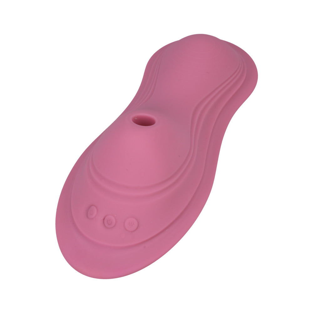 IRIDE PLEASURE SEAT SUCK RECHARGEABLE WITH WIRELESS REMOTE DUSTY PINK