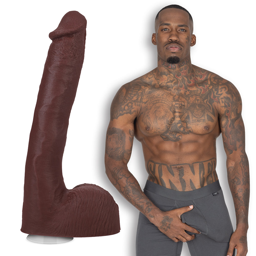 SIGNATURE COCKS PRESSURE 10 IN. ULTRASKYN VAC-U-LOCK DILDO