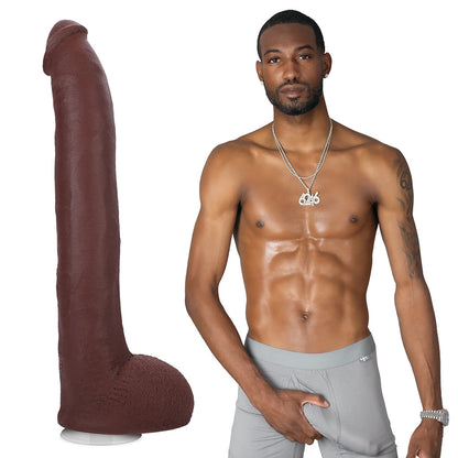 SIGNATURE COCKS HOLLYWOOD CASH 11 IN. ULTRASKYN VAC-U-LOCK DILDO