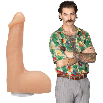 SIGNATURE COCKS THE FLESH MECHANIC 7.5 IN. ULTRASKYN VAC-U-LOCK DILDO