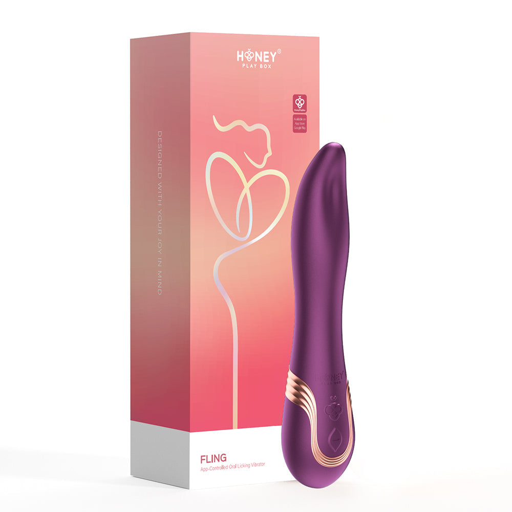 HONEY PLAY BOX - FLING TONGUE-LIKE ORAL LICKING VIBRATOR