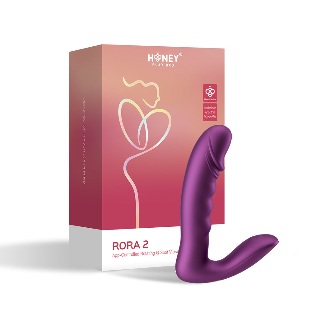 HONEY PLAY BOX RORA 2 APP-CONTROLLED ROTATING G-SPOT VIBRATOR & CLIT STIMULATOR