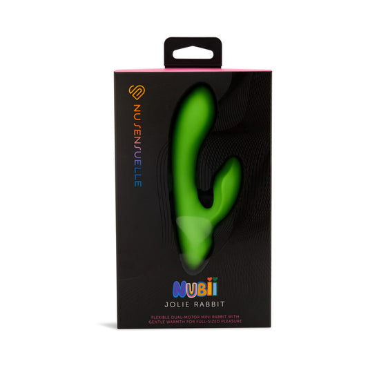 NU SENSUELLE JOLIE NUBII WARMING MINI RABBIT LIME GREEN
