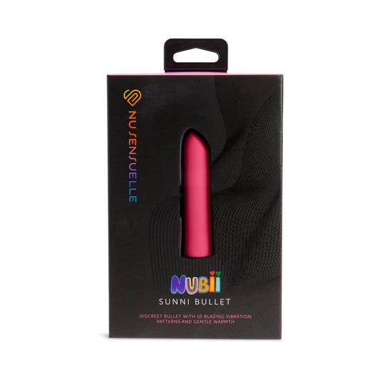 NU SENSUELLE SUNNI NUBII WARMING BULLET PINK