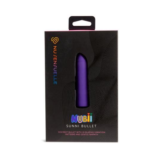 NU SENSUELLE SUNNI NUBII WARMING BULLET PURPLE