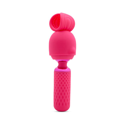 NU SENSUELLE HARLOW NUBII MINI WAND W/ MASTURBATOR PINK