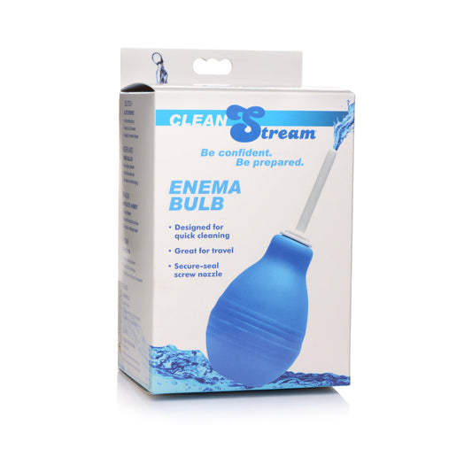 CLEANSTREAM ENEMA BULB BLUE