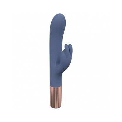 SHOTS - LOVELINE TRAVELER RABBIT SILICONE RECHARGEABLE SPLASHPROOF BLUE/GREY