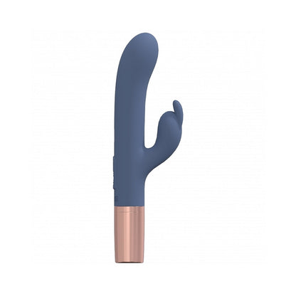 SHOTS - LOVELINE TRAVELER RABBIT SILICONE RECHARGEABLE SPLASHPROOF BLUE/GREY