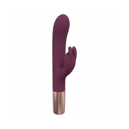 LOVELINE TRAVELER RABBIT SILICONE RECHARGEABLE SPLASHPROOF BURGUNDY