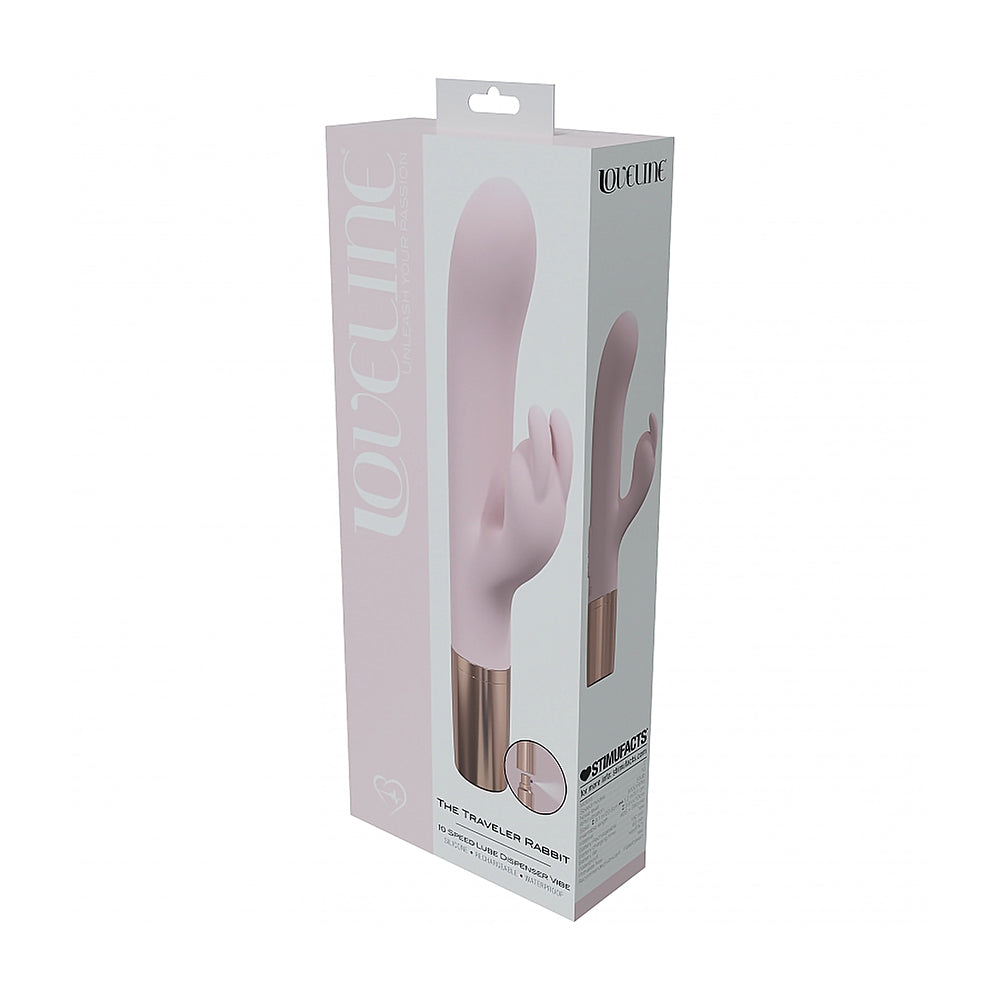 SHOTS - LOVELINE TRAVELER RABBIT SILICONE RECHARGEABLE SPLASHPROOF