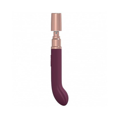 LOVELINE TRAVELER G-SPOT SILICONE RECHARGEABLE SPLASHPROOF BURGUNDY