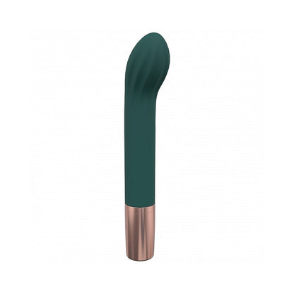 LOVELINE TRAVELER G-SPOT SILICONE RECHARGEABLE SPLASHPROOF FOREST GREEN