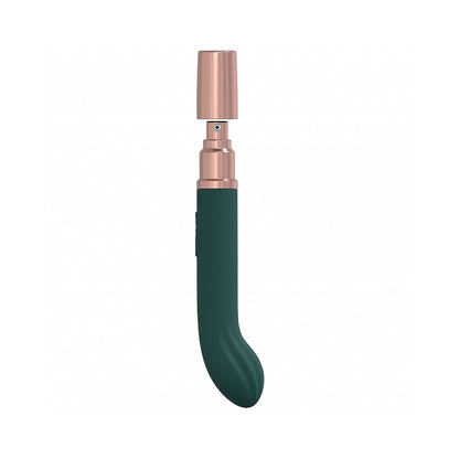 LOVELINE TRAVELER G-SPOT SILICONE RECHARGEABLE SPLASHPROOF FOREST GREEN