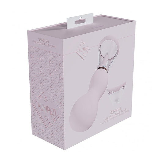 PUMPED SENSUAL AUTOMATIC RECHARGEABLE VULVA & BREAST PUMP PINK