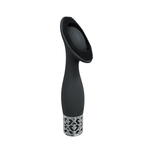 ROYAL GEMS DUCHESS SILICONE RECHARGEABLE VIBRATOR BLACK