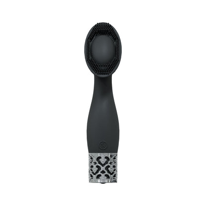 ROYAL GEMS DUCHESS SILICONE RECHARGEABLE VIBRATOR BLACK