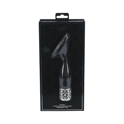 SHOTS - ROYAL GEMS DUCHESS SILICONE RECHARGEABLE VIBRATOR BLACK
