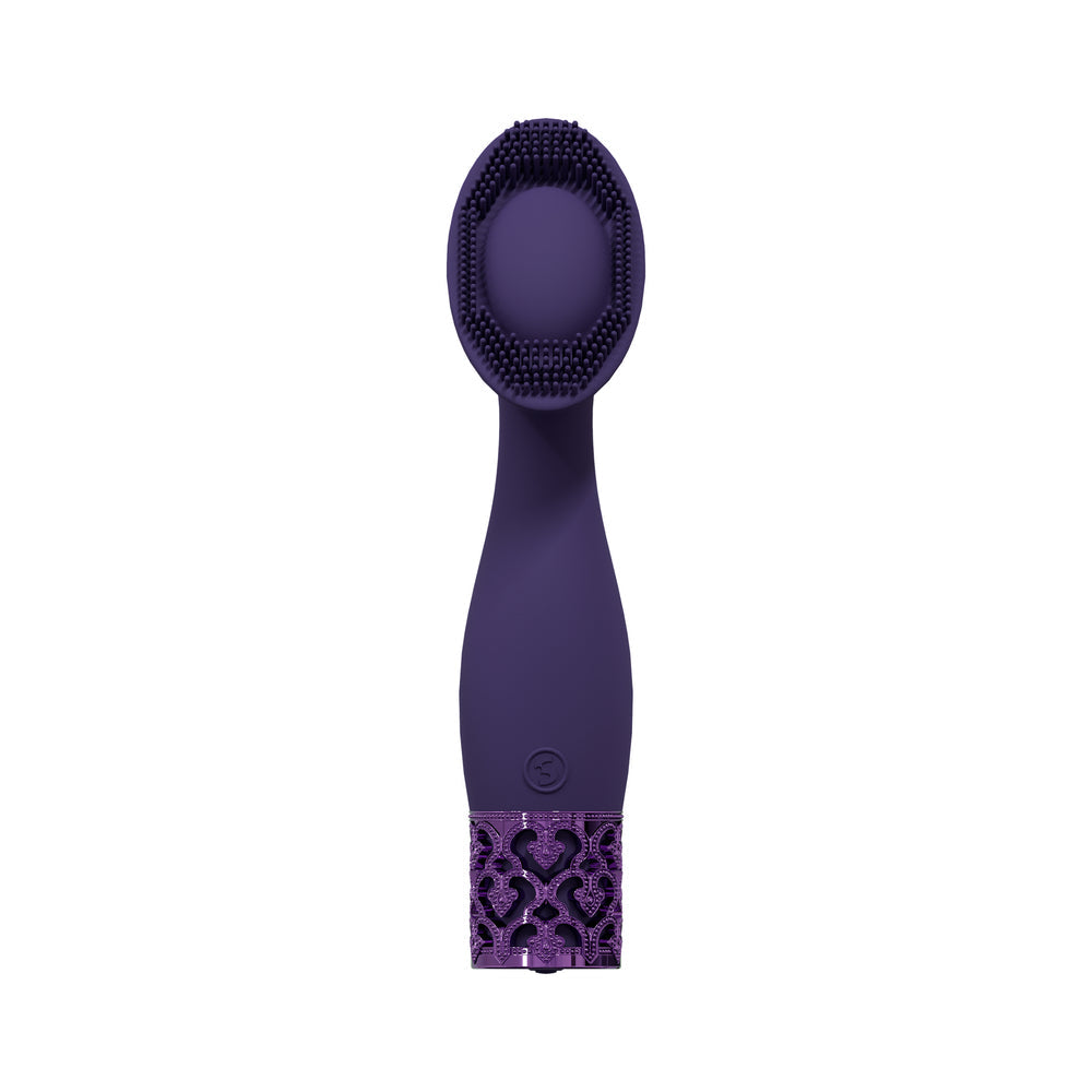 ROYAL GEMS DUCHESS SILICONE RECHARGEABLE VIBRATOR PURPLE
