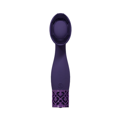 ROYAL GEMS DUCHESS SILICONE RECHARGEABLE VIBRATOR PURPLE