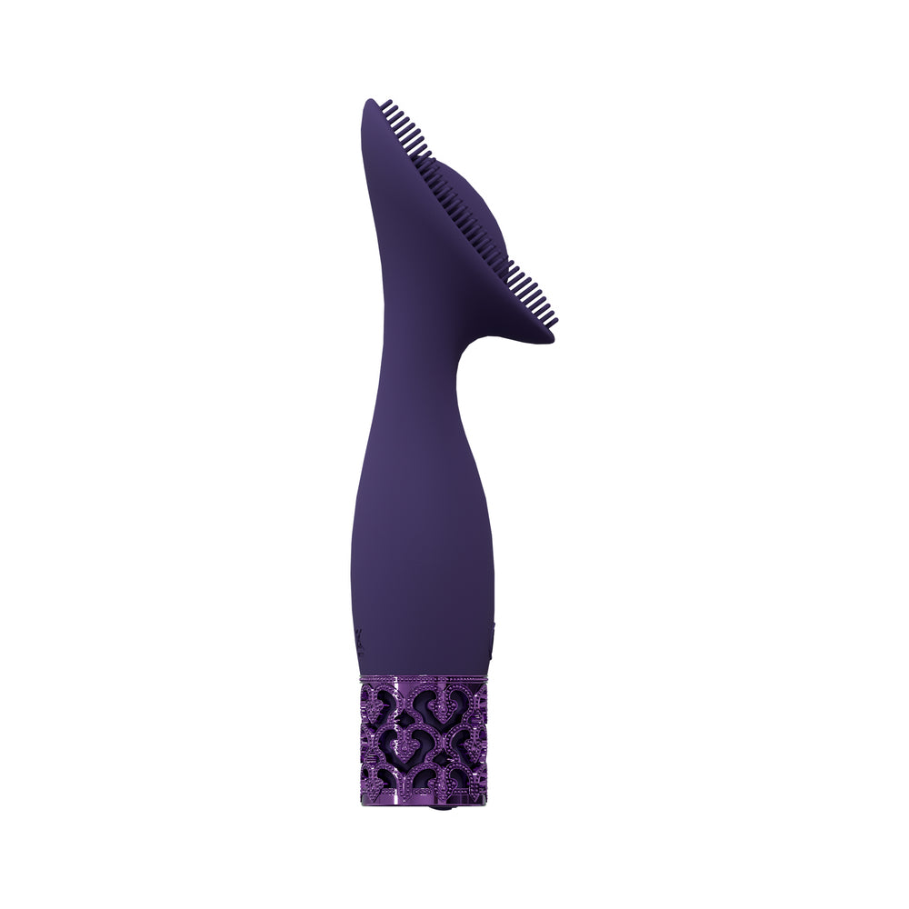 ROYAL GEMS DUCHESS SILICONE RECHARGEABLE VIBRATOR PURPLE