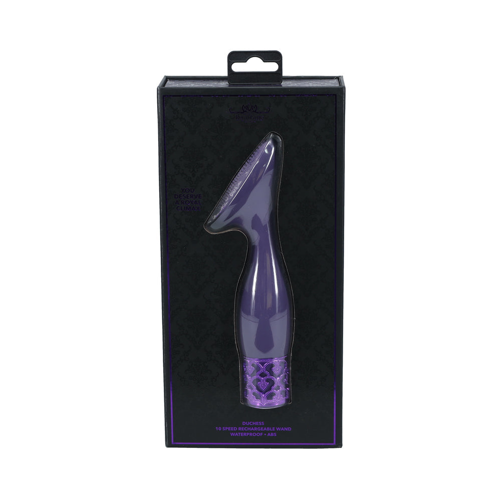 ROYAL GEMS DUCHESS SILICONE RECHARGEABLE VIBRATOR PURPLE