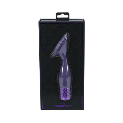 ROYAL GEMS DUCHESS SILICONE RECHARGEABLE VIBRATOR PURPLE