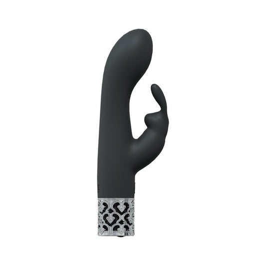 ROYAL GEMS ROYAL RABBIT SILICONE RECHARGEABLE VIBRATOR BLACK