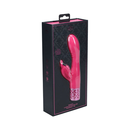 ROYAL GEMS MONARCH SILICONE RECHARGEABLE VIBRATOR PINK