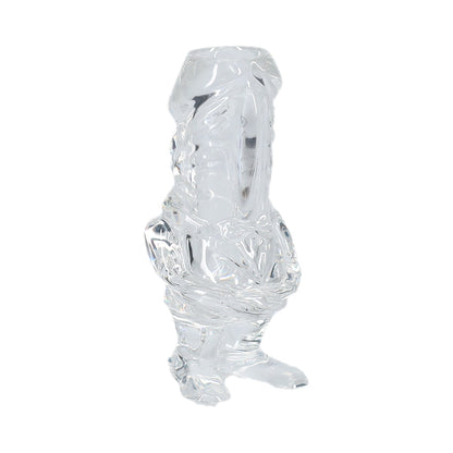 THE DICKHEADS GROOM TALL SHOT GLASS CLEAR