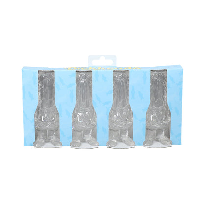 THE DICKHEADS GROOM TALL SHOT GLASS CLEAR