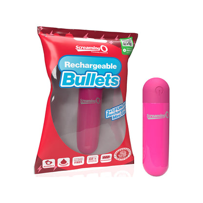 SCREAMING O RECHARGEABLE BULLETS PINK