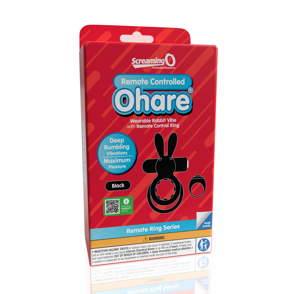 SCREAMING O - ANILLO VIBRADOR OHARE CON CONTROL REMOTO