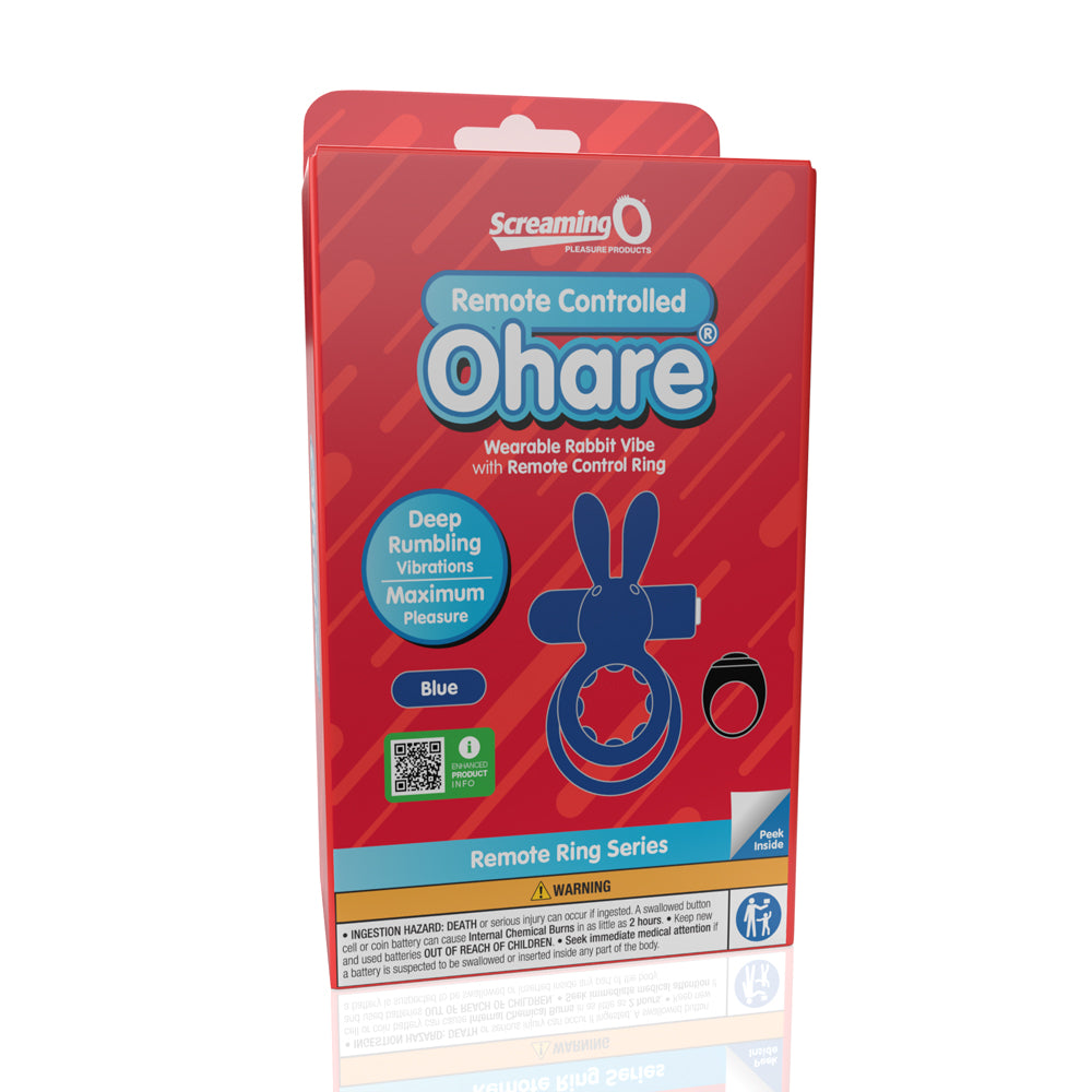 SCREAMING O - ANILLO VIBRADOR OHARE CON CONTROL REMOTO