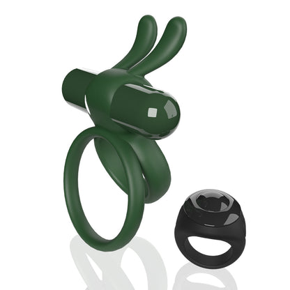 SCREAMING O REMOTE CONTROLLED OHARE XL VIBRATING RING GREEN
